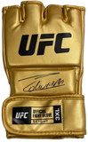 Charles Oliveira Signed Gold UFC Glove JSA Witness COA Proof Do Bronx Autograph