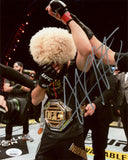 Khabib Nurmagomedov Signed 11x14 Photo Last Championship UFC JSA Witness COA Proof