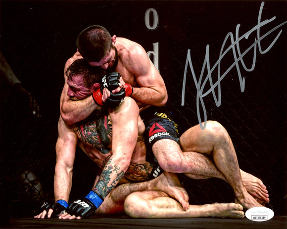 Khabib Nurmagomedov Signed 16x20 Photo McGregor Spotlight UFC JSA COA Proof