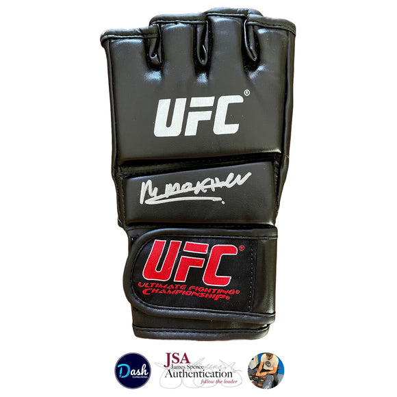 Muhammad Mokaev Signed UFC Glove JSA Witness COA Proof Autograph