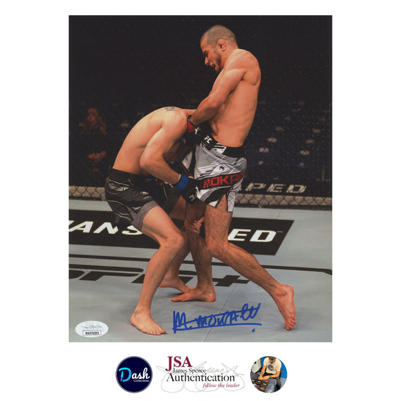 Muhammad Mokaev Signed 8x10 Photo D UFC JSA Witness COA Proof Autograph