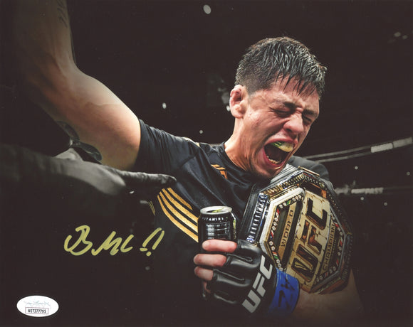 Brandon Moreno Signed 8x10 Photo Autograph UFC Champ JSA Witness COA Proof