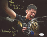 Brandon Moreno Signed 8x10 Photo Full Name "The Assassin Baby" UFC JSA COA Proof