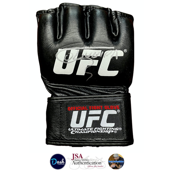 Charles Oliveira Signed UFC Official Fight Glove JSA Witness COA Proof Do Bronx