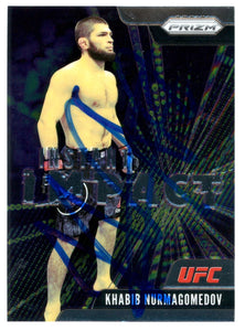 Khabib Nurmagomedov Signed 2021 Prizm Instant Impact #2 JSA Witness COA Proof Auto