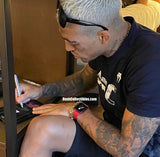 Charles Oliveira Signed UFC Glove JSA Witness COA Proof Do Bronx Autograph