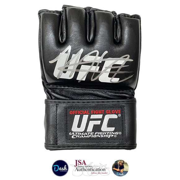 Khabib Nurmagomedov Signed Authentic UFC Official Fight Glove JSA COA Proof SILVER INK