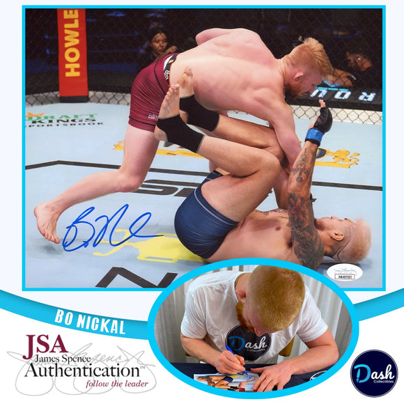 Bo Nickal Signed 8x10 Photo B JSA Witness COA Dash Proof Autograph UFC