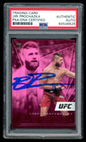 Jiri Prochazka Signed 2021 Illusions Pink Chronicles UFC Rookie RC 180 PSA Auto Blue Ink