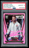 Jiri Prochazka Signed 2021 Certified Pink UFC Rookie RC 128 PSA 10 Auto