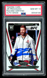 Jiri Prochazka Signed 2021 Certified UFC Rookie RC 128 PSA 10 Auto