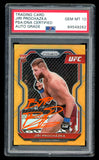 Jiri Prochazka Signed 2021 Prizm Orange 84/99 SP UFC Rookie RC 84 PSA 10 Auto "BJP"