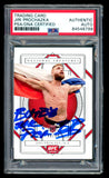 Jiri Prochazka Signed 2021 National Treasures 12/99 UFC Rookie RC PSA Auto "BJP"