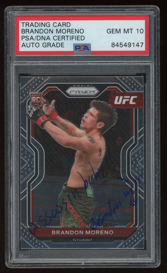 Brandon Moreno Signed 2021 UFC Prizm 