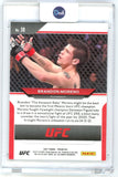 Brandon Moreno Signed 2021 Panini Prizm UFC Base RC Rookie Auto #38 Proof Dash